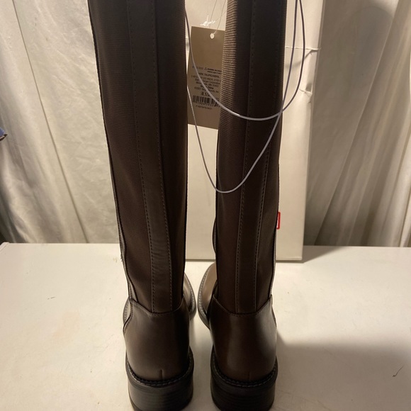 A new day brown knee high boots 1” block heel zip up side  various sizes all NWT - Picture 4 of 6